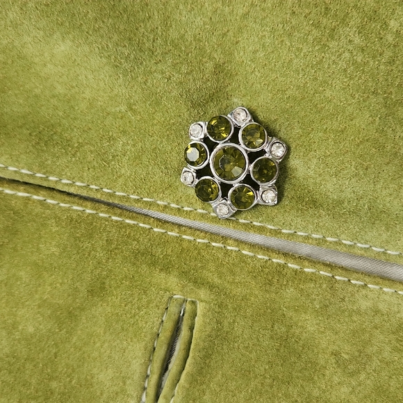 Wilsons leather maxima jacket Size S Color lime green - Picture 5 of 10